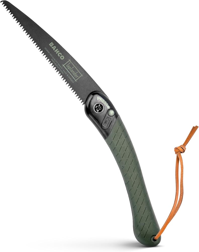 Bahco Laplander 7.5-Inch Folding Tree Trunk Pruning Saw