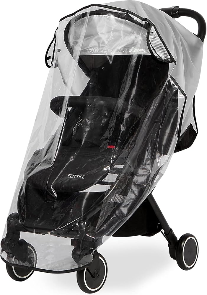 Universal Windproof & Rainproof Clear Stroller Weather Shield